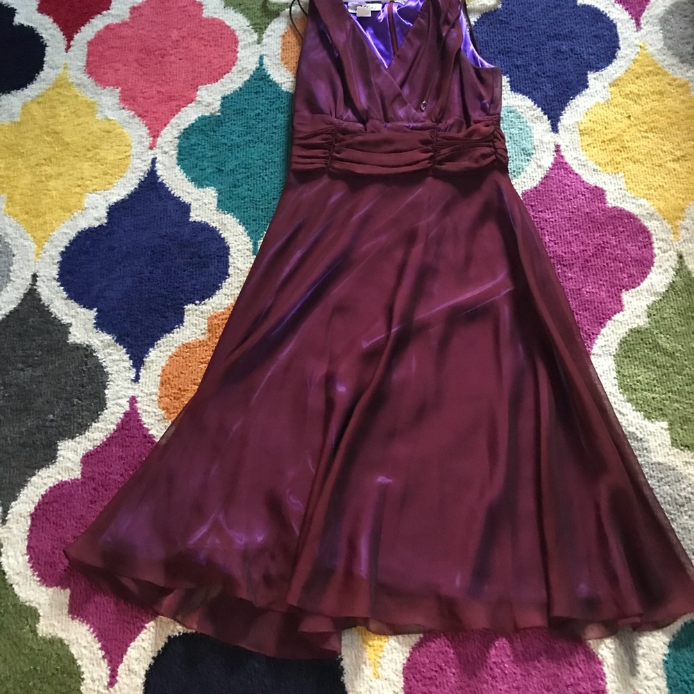 Patra 12 purple red sheer dress so flowy and sexy!